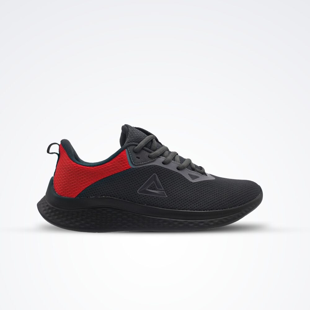 Peak Running Shoes DK.Grey Black Red