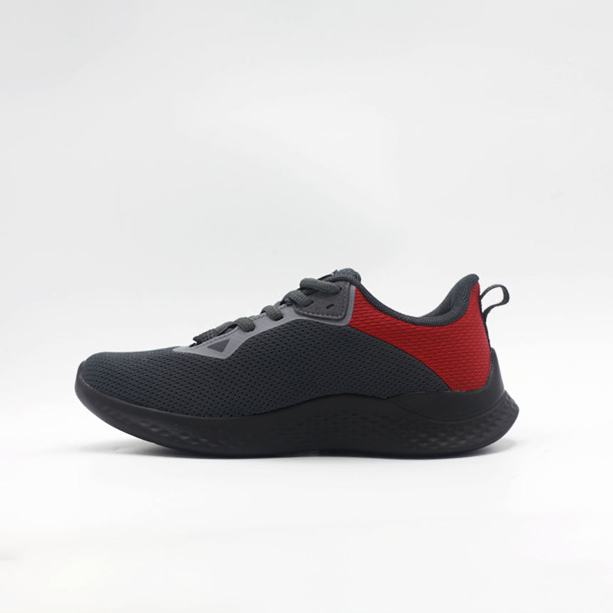 Peak Running Shoes Dark Grey Dark Red