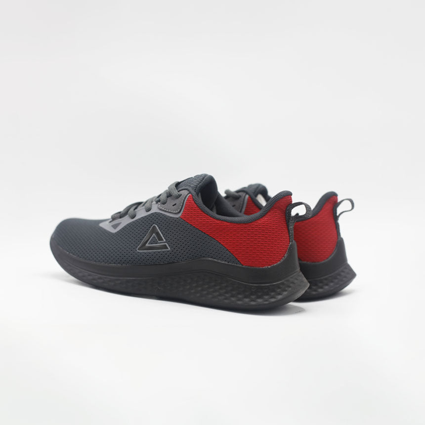 Peak Running Shoes Dark Grey Dark Red