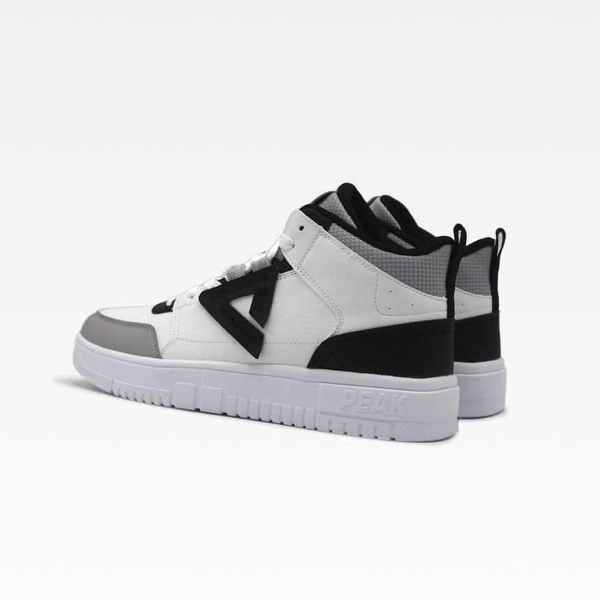 Peak Casual Shoes White Black Dk.Grey