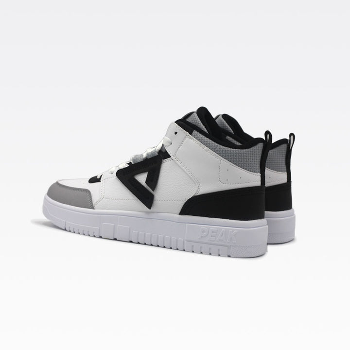 Peak Casual Shoes White Black Dk.Grey