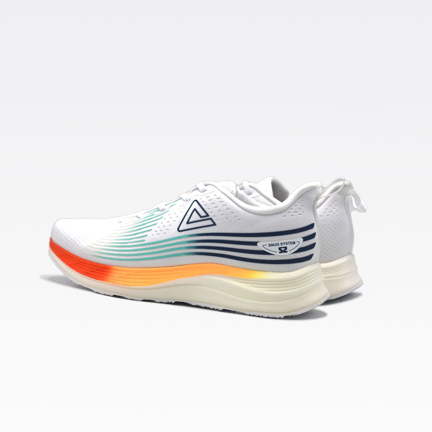 Peak Running Shoes White Orange