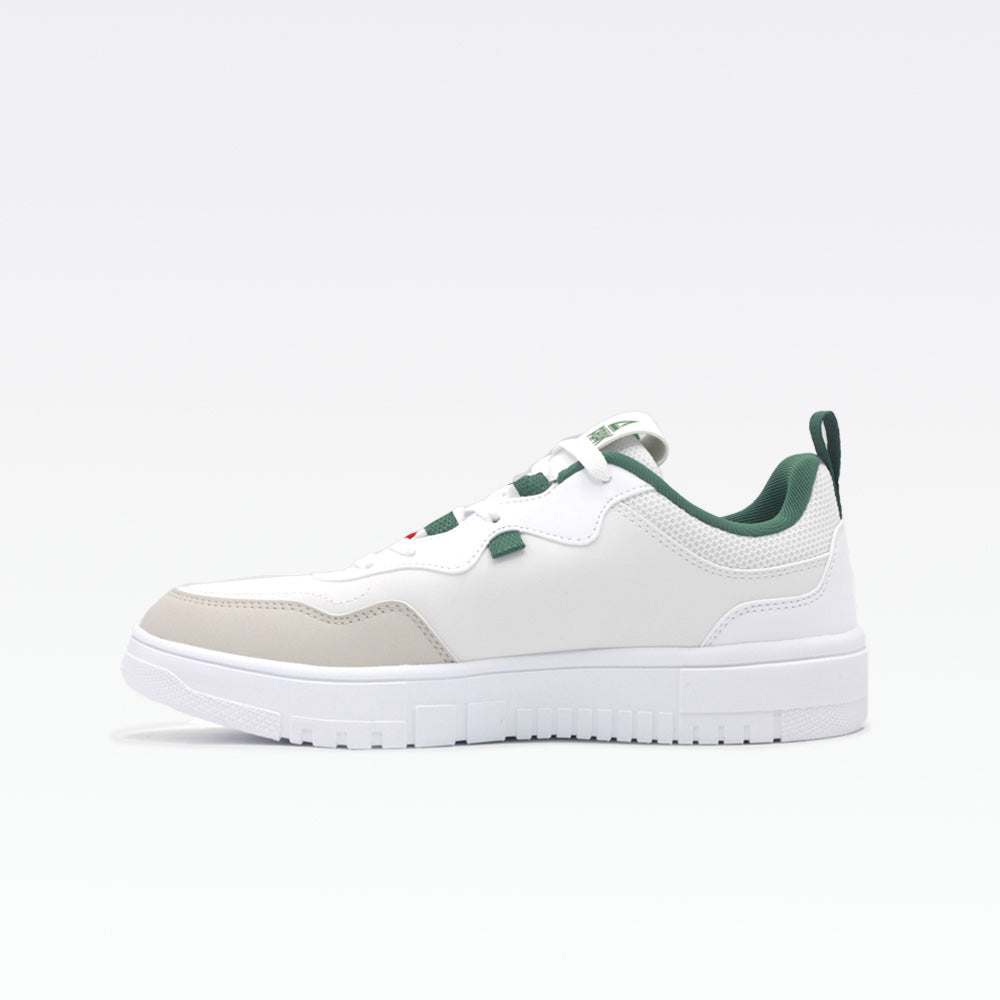 Peak Casual Shoes White green
