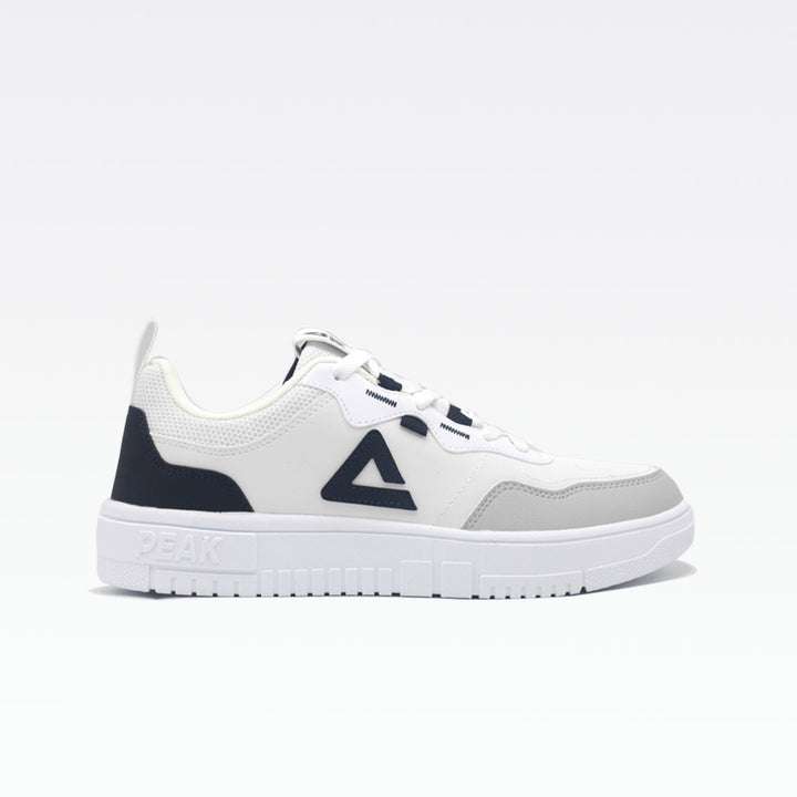 Peak Casual Shoes White Navy