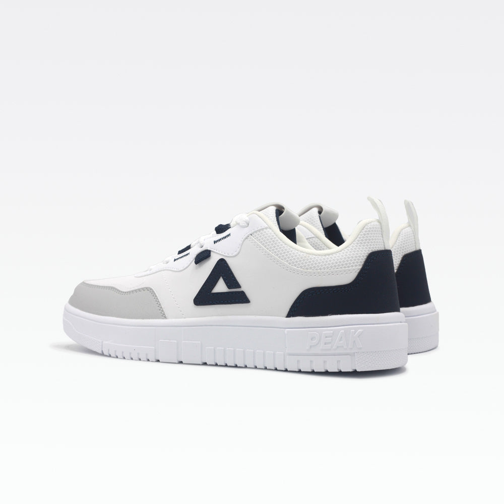 Peak Casual Shoes White Navy