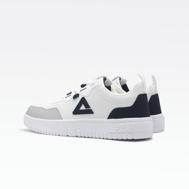 Peak Casual Shoes White Navy
