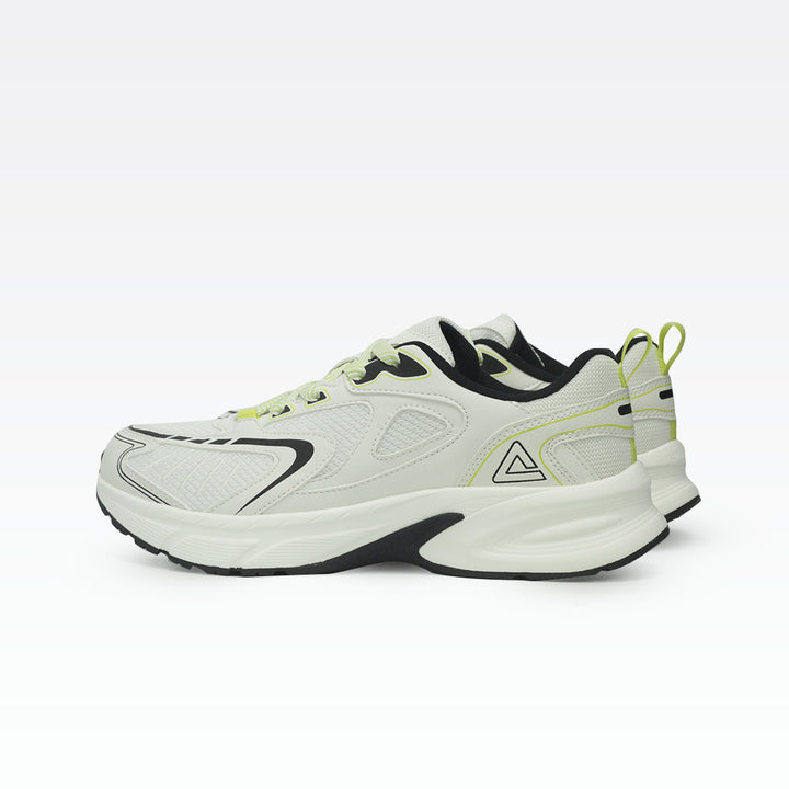 Peak Casual Shoes Milky White/Black/Lt.Green