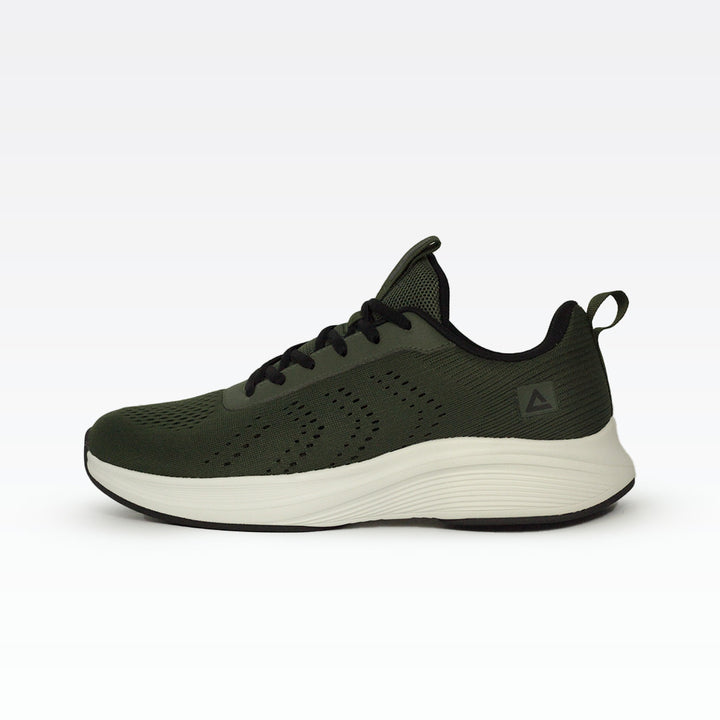 Peak Casual Shoes Army Green/White