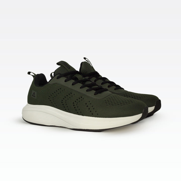 Peak Casual Shoes Army Green/White