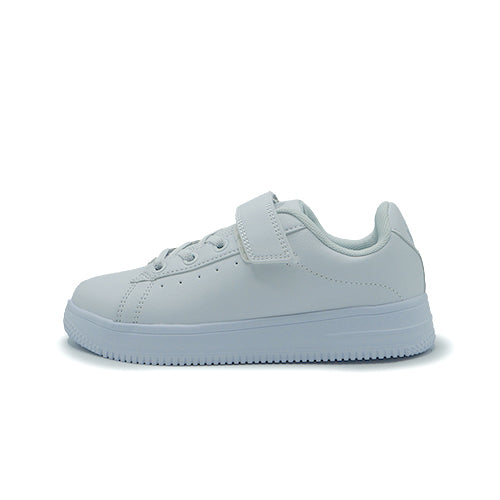 Kids Casual Shoes White Charcoal Gray