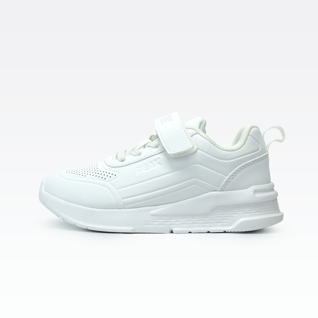 Peak Kids Shoes Canvas White