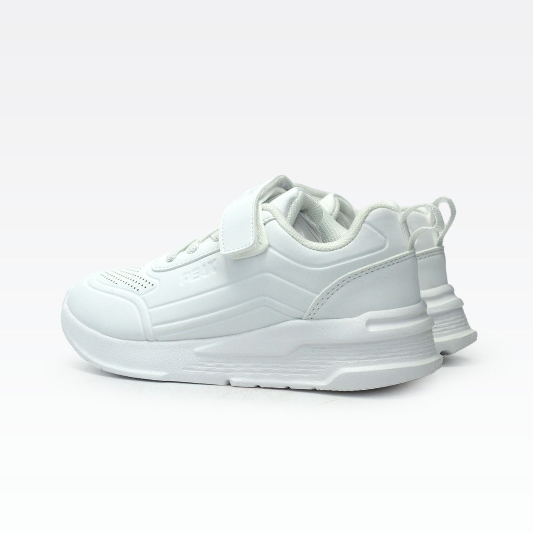 Peak Kids Shoes Canvas White