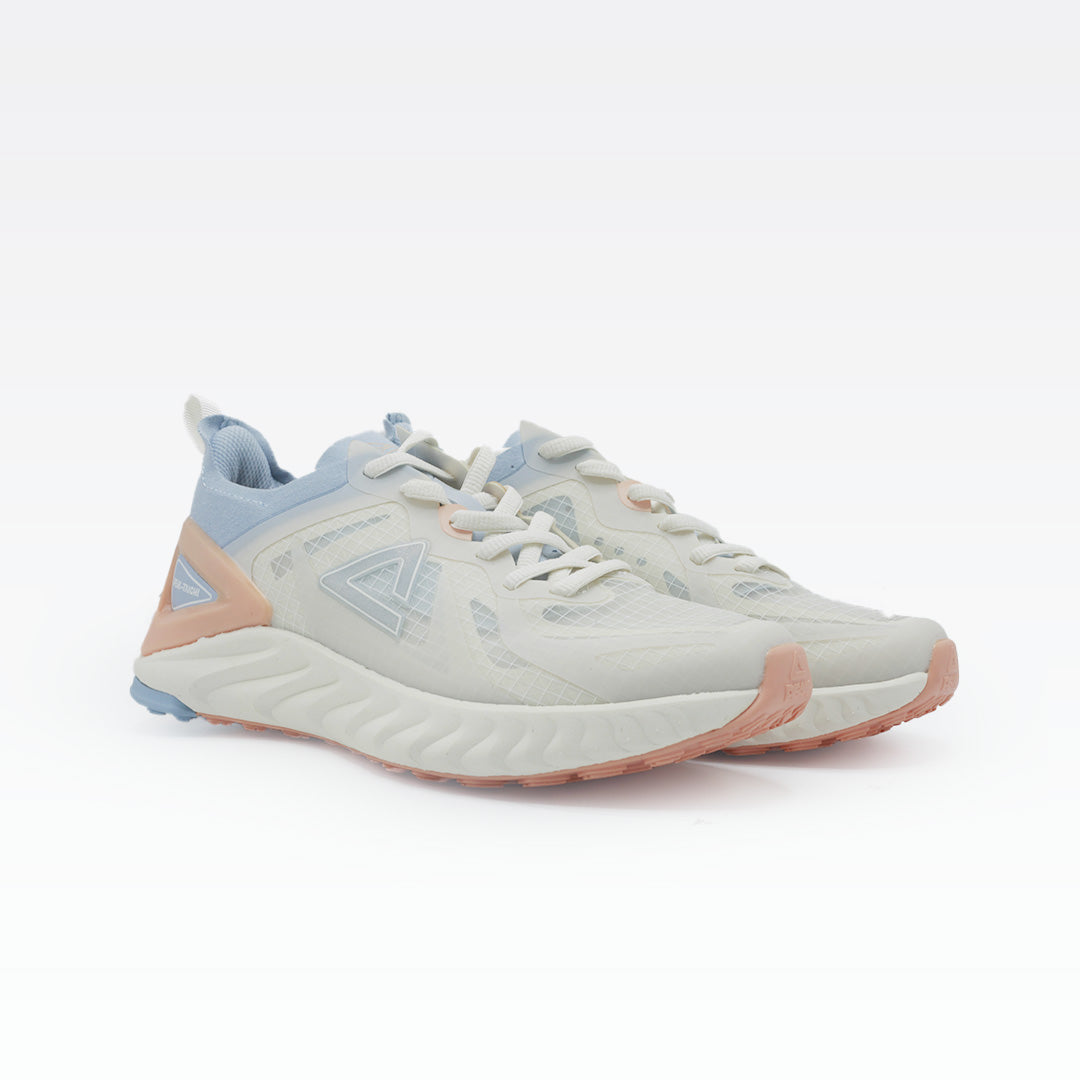 Peak Running Shoes Off White/Blue