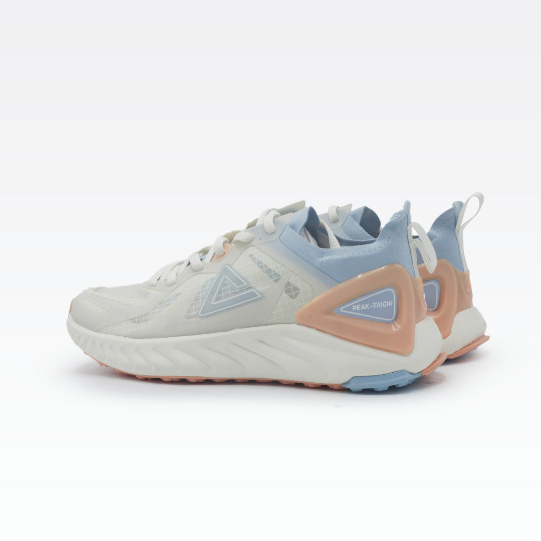 Peak Running Shoes Off White/Blue