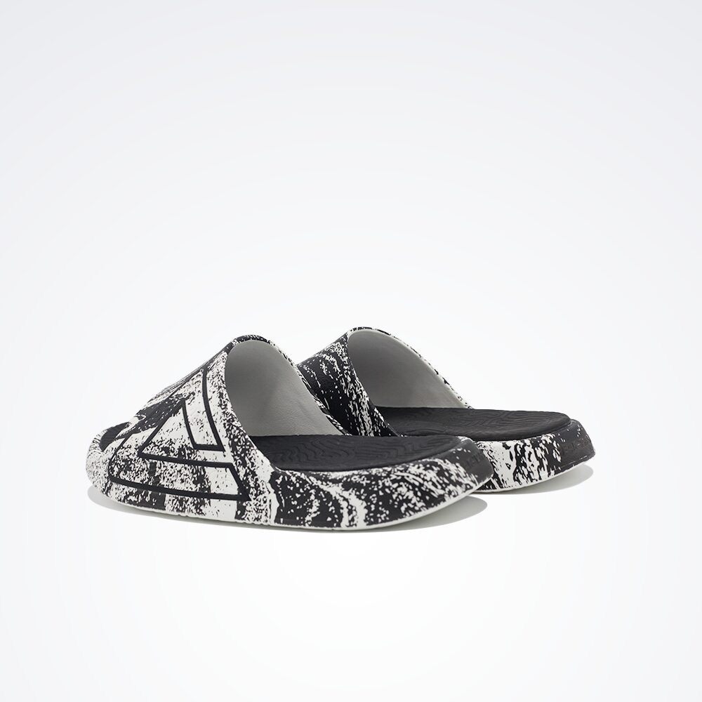Peak Sports Slippers Black Off White