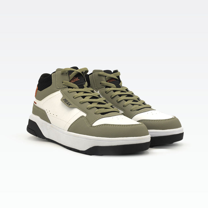 Peak Casual Fashion Shoes White Green