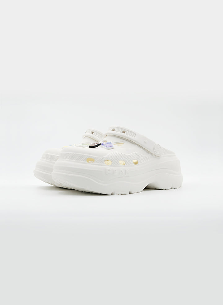 Peak Taichi Sandal Canvas White