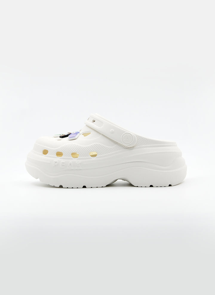 Peak Taichi Sandal Canvas White