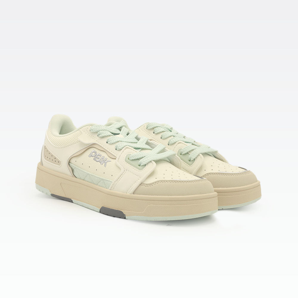 Peak Taichi Culture Shoes OFF WHITE GREEN