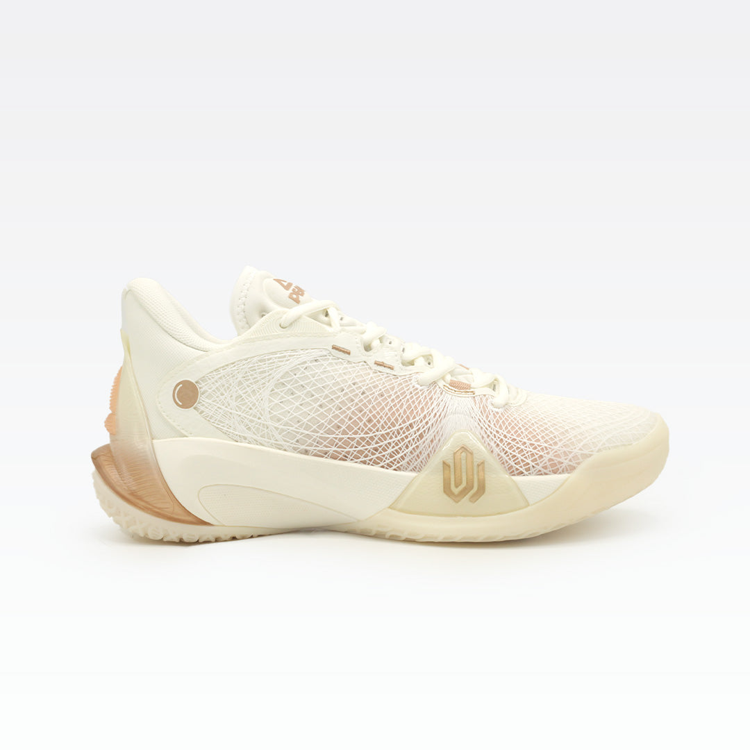 Peak Basketball Shoes - Andrew Wiggins Talent 2 White/Champagne Gold