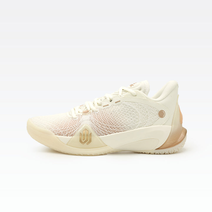 Peak Basketball Shoes - Andrew Wiggins Talent 2 White/Champagne Gold