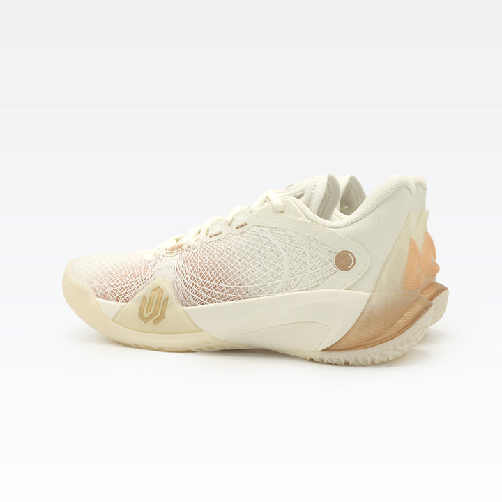 Peak Basketball Shoes - Andrew Wiggins Talent 2 White/Champagne Gold