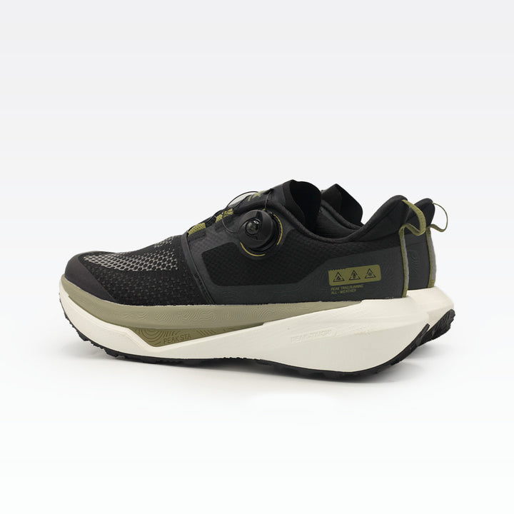 Peak Taichi Trail Running Shoes Black/Chrome Green