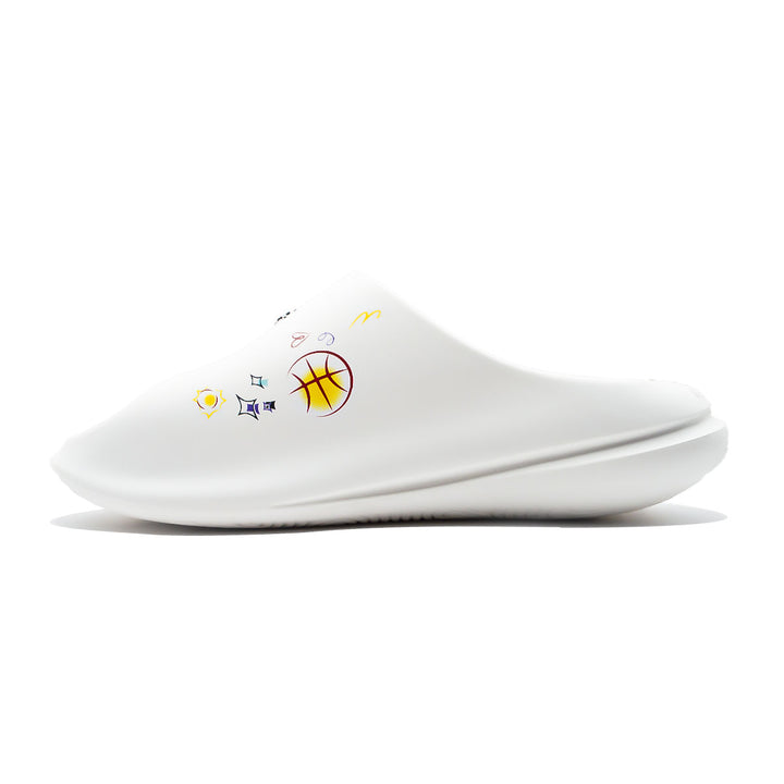 Peak Taichi Sports Slippers White/Yellow