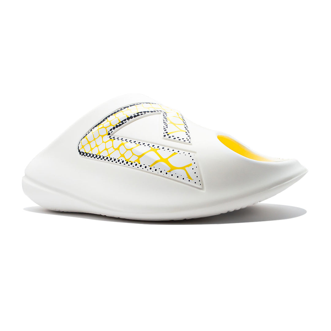 Peak Taichi Sports Slippers White/Yellow