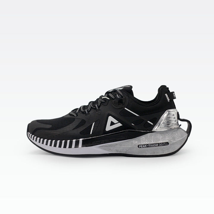 Peak Running Shoes Black Silver