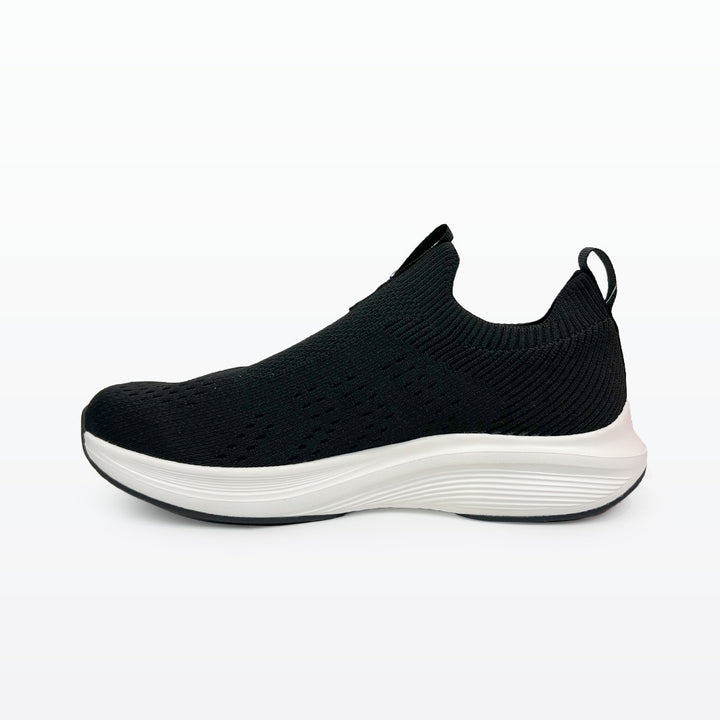 Peak Casual Slip On Shoes Black White