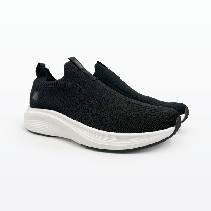 Peak Casual Slip On Shoes Black White