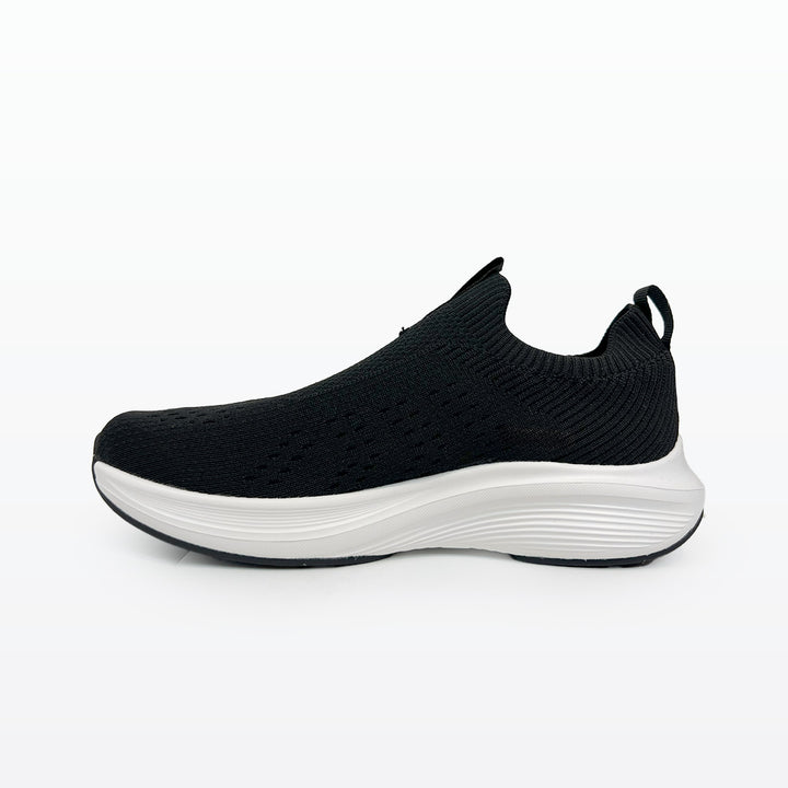 Peak Casual Slip On Shoes Black White