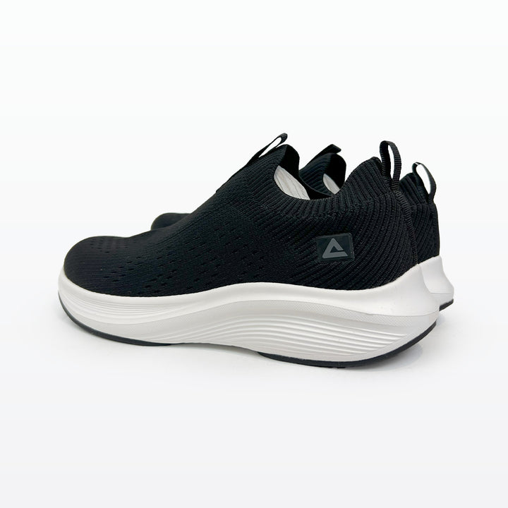 Peak Casual Slip On Shoes Black White