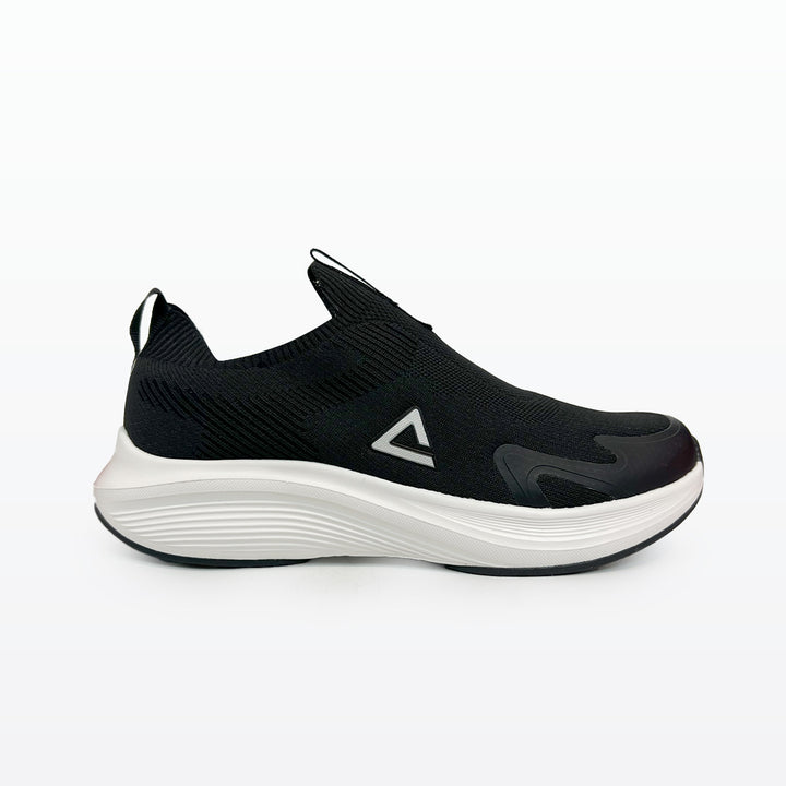 Peak Casual Slip On Shoes Black White