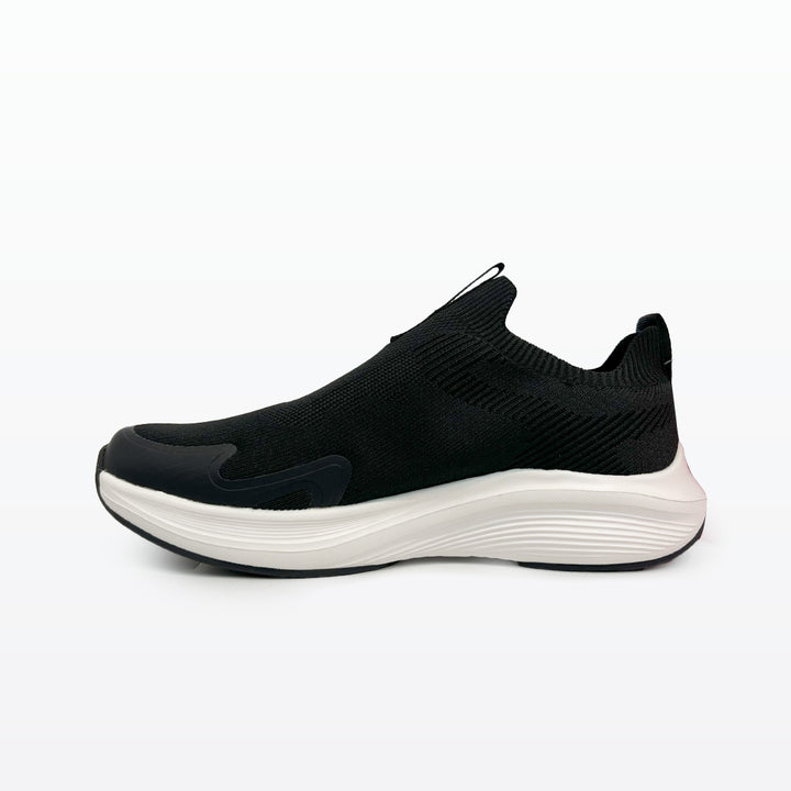 Peak Casual Slip On Shoes Black White