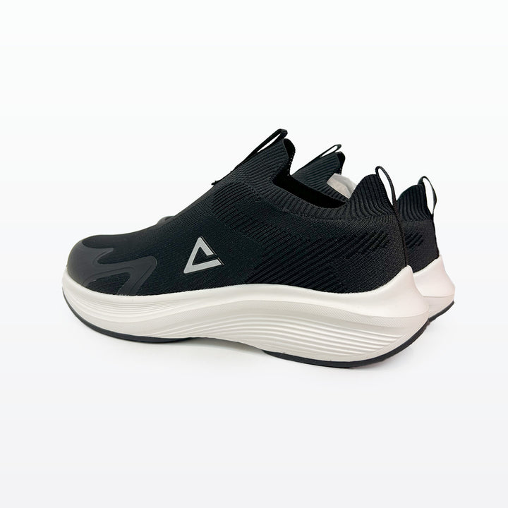 Peak Casual Slip On Shoes Black White
