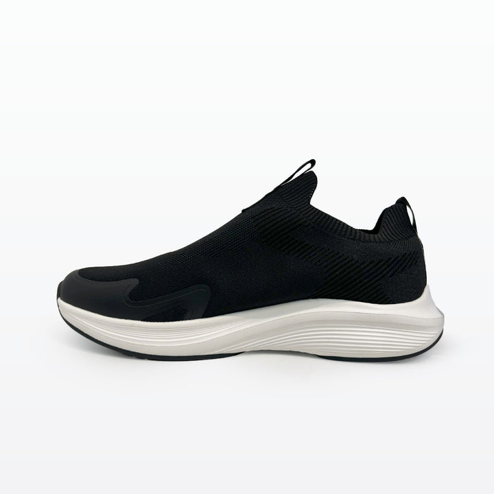 Peak Casual Slip On Shoes Black White