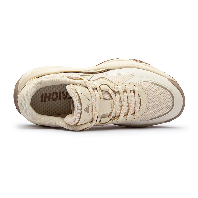 Peak Taichi Retro Casual Shoes LT.Khaki
