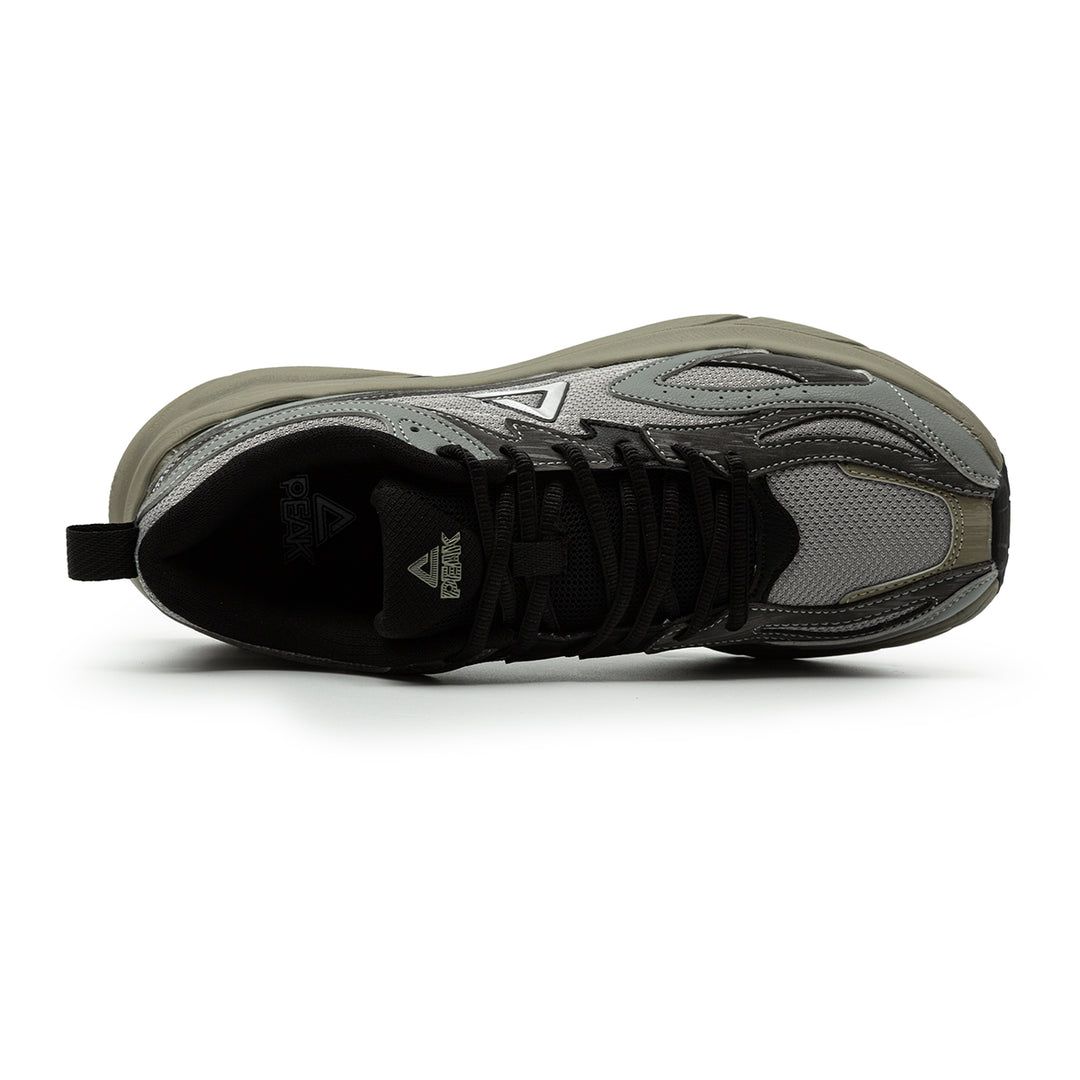 Peak Taichi Walking Shoes Silver Grey/Dk.Grey
