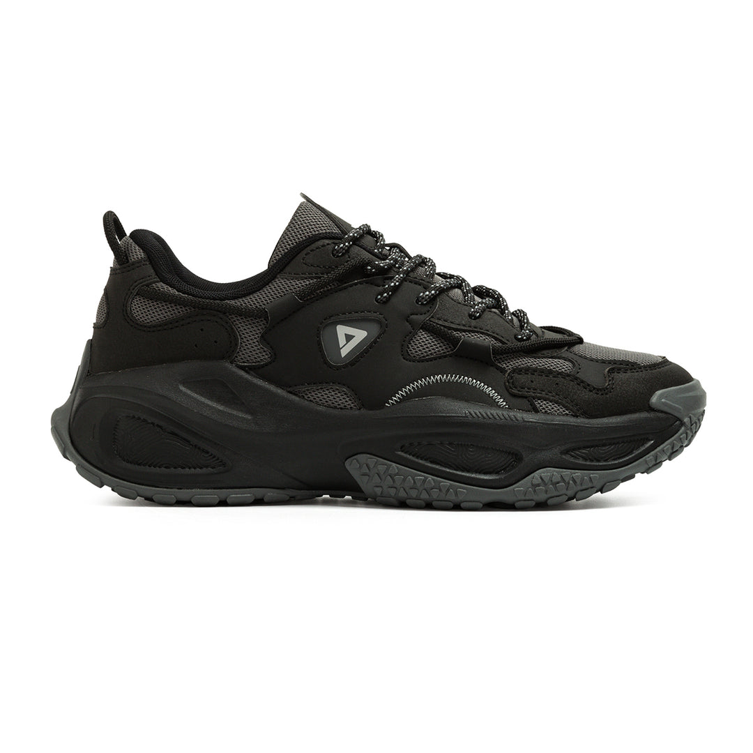 Peak Taichi Retro Casual Shoes-Black/Magnetic Grey Black/Magnetic Grey