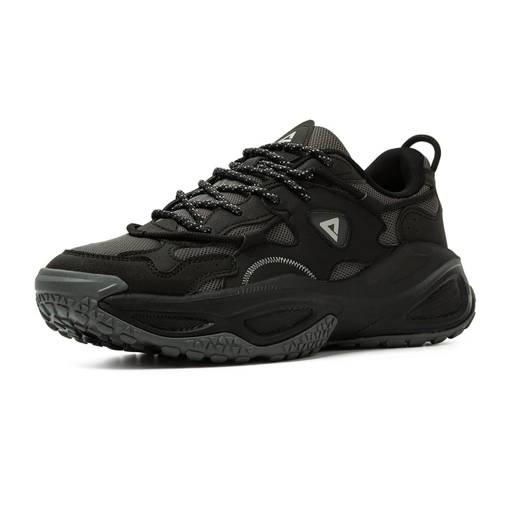 Peak Taichi Retro Casual Shoes-Black/Magnetic Grey Black/Magnetic Grey