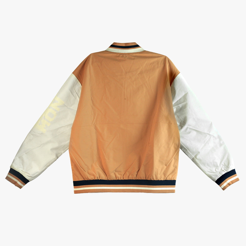 Peak Woven Baseball Jacket Persimmon Orange