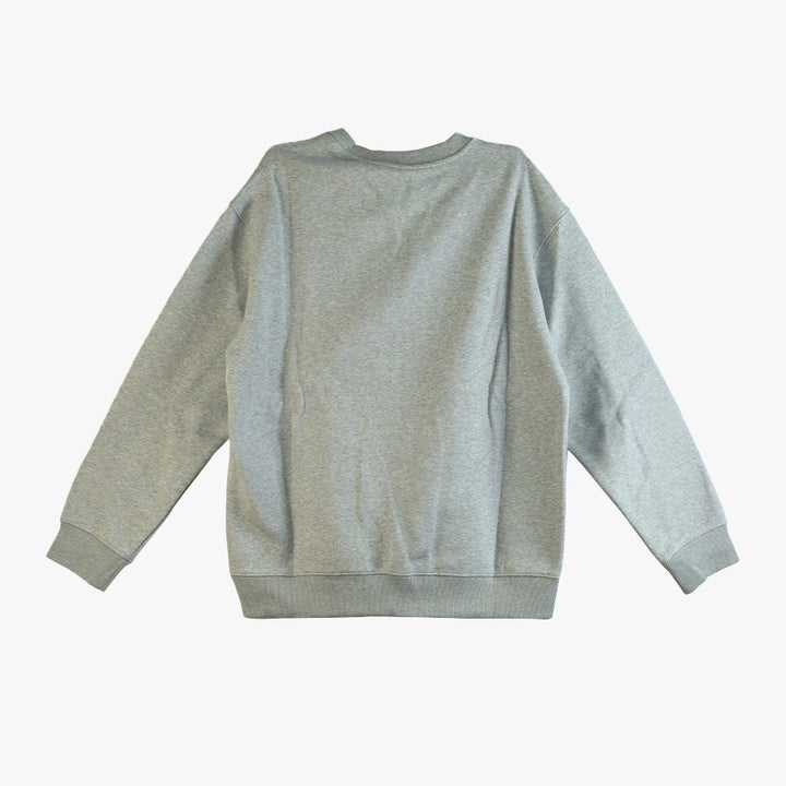 Peak Round Neck Fleece Sweater New Lt.Melange Grey