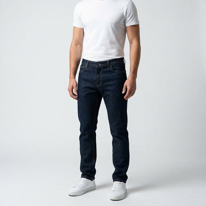 Depart Pantalon Jean Regular Homme Bleu