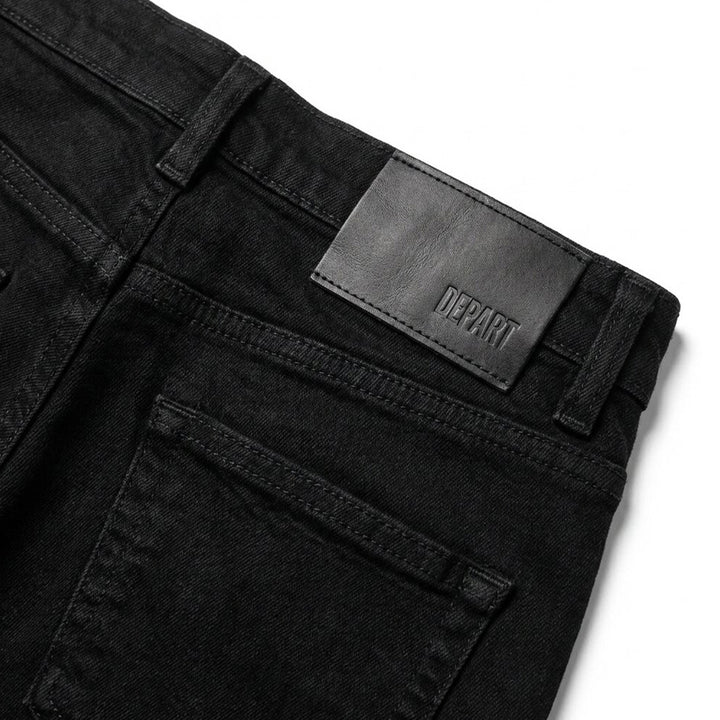 Depart Pantalon Jean Regular Homme Noir