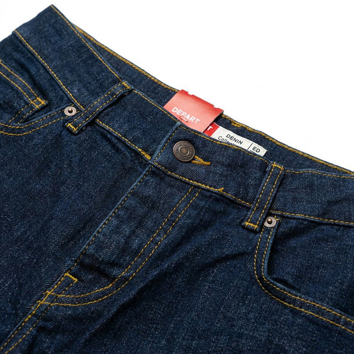 Depart Pantalon Jean Slim Homme Bleu