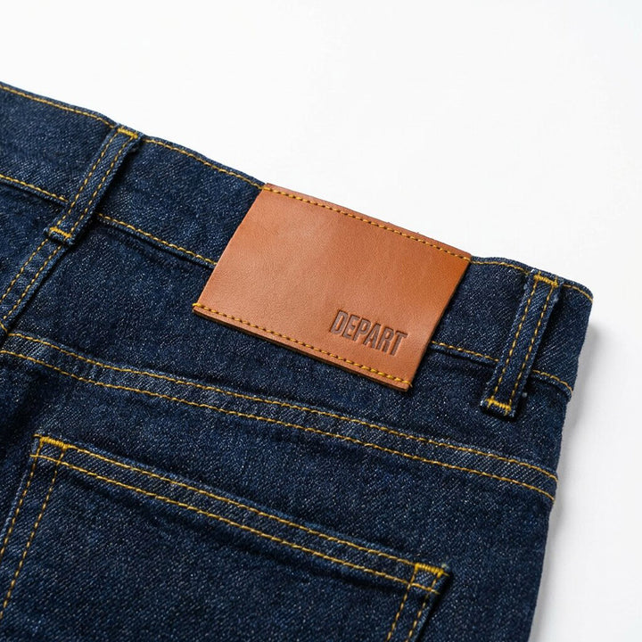 Depart Pantalon Jean Slim Homme Bleu
