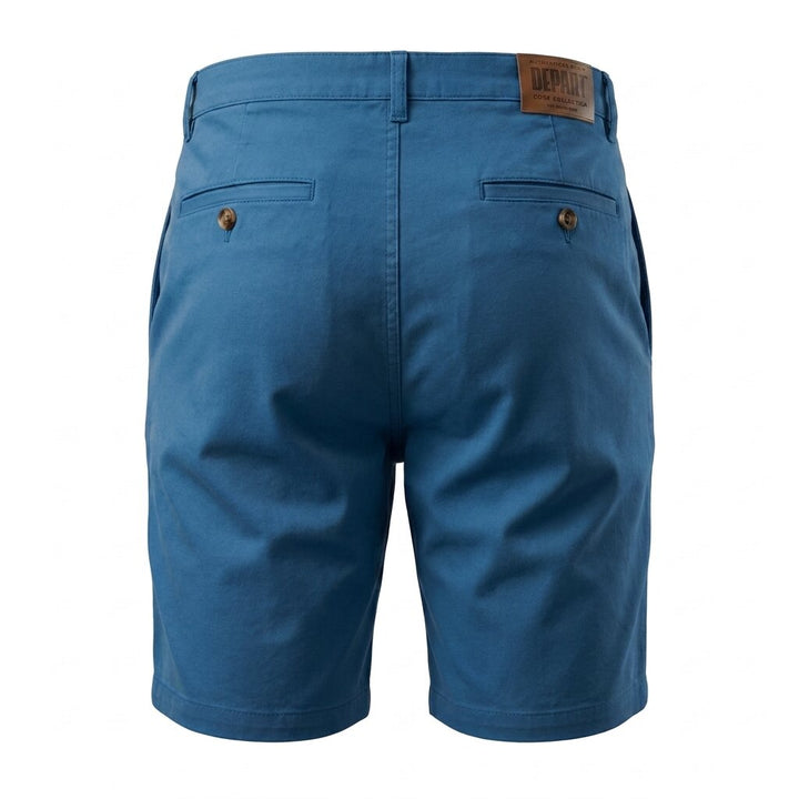 DEPART SHORT HOMME COTON BLEU