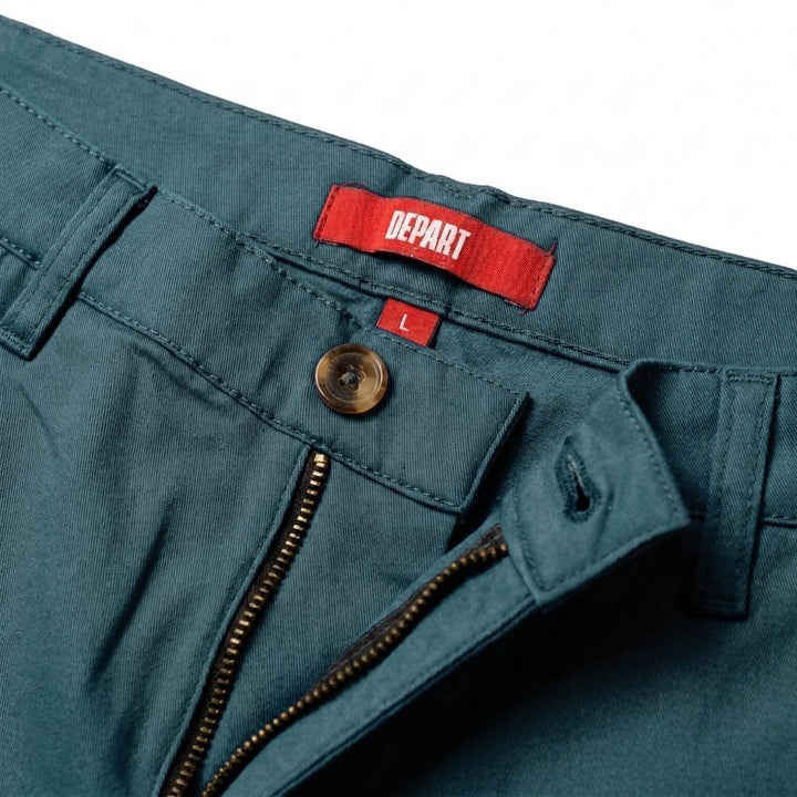 DEPART SHORT HOMME COTON VERT